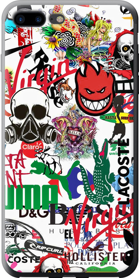 Many different logos