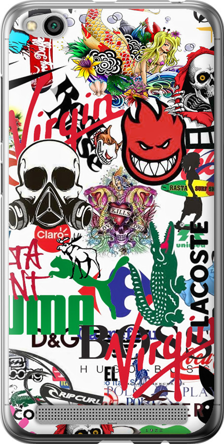 Many different logos