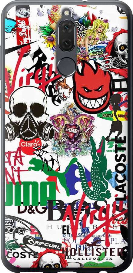 Many different logos