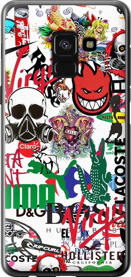 Many different logos