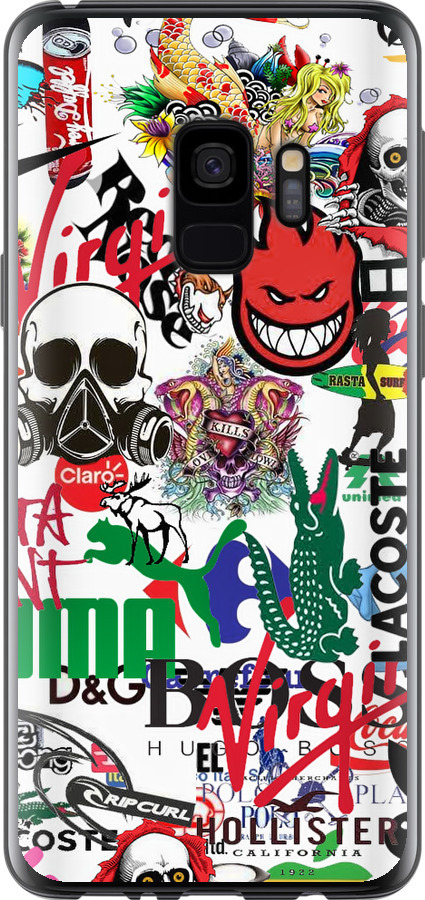 Many different logos