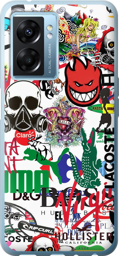 Many different logos