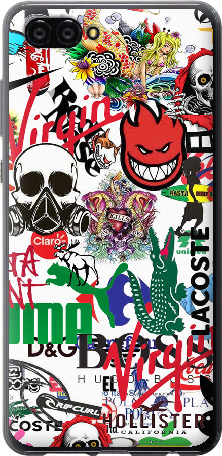 Many different logos