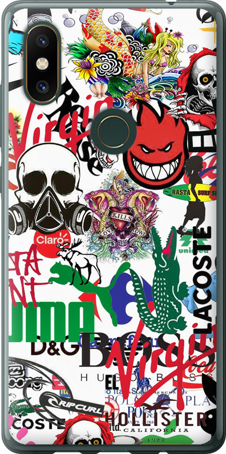Many different logos