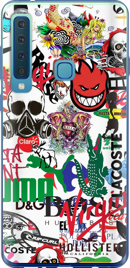 Many different logos