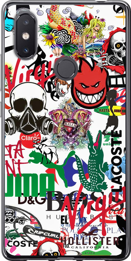 Many different logos