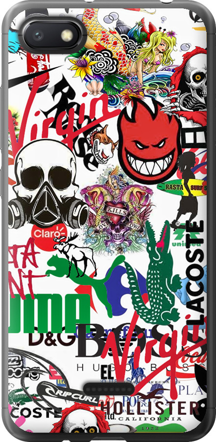 Many different logos