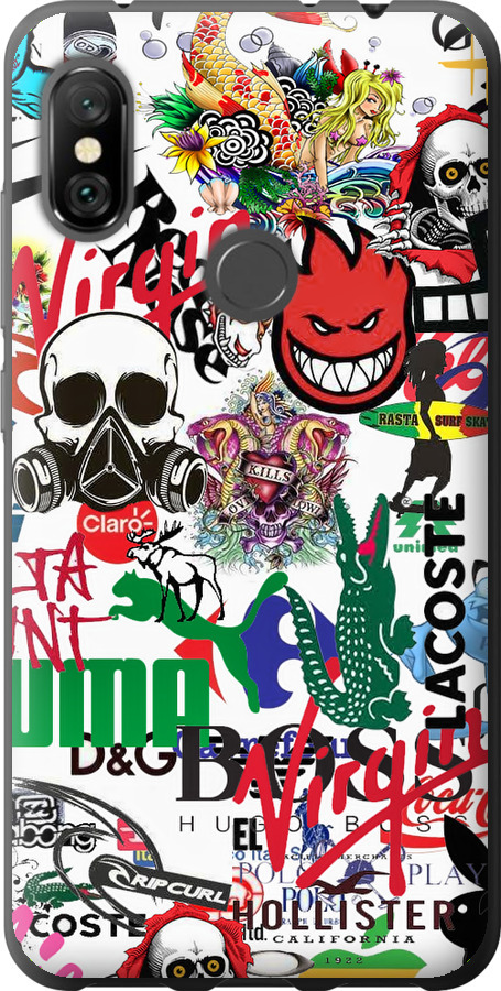 Many different logos