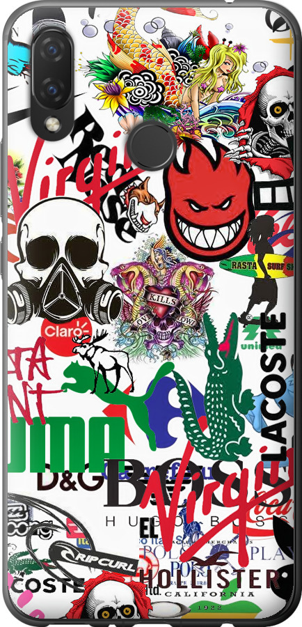 Many different logos