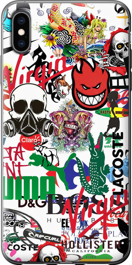 Many different logos