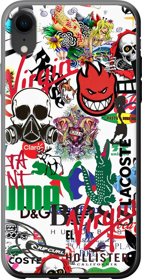 Many different logos