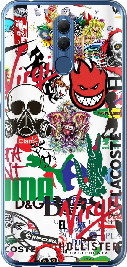 Many different logos