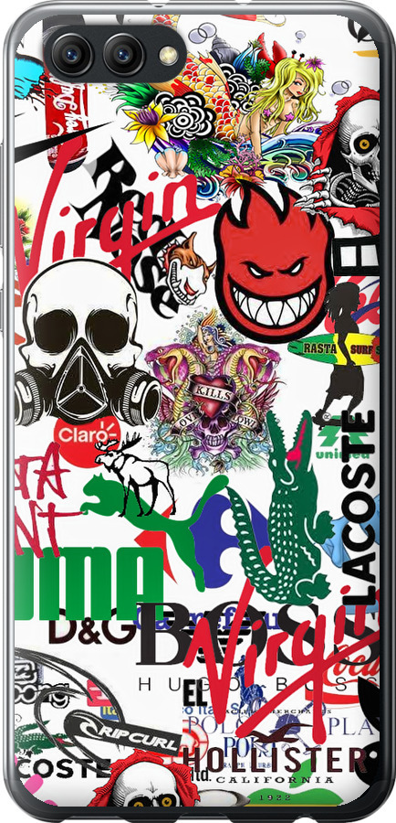 Many different logos