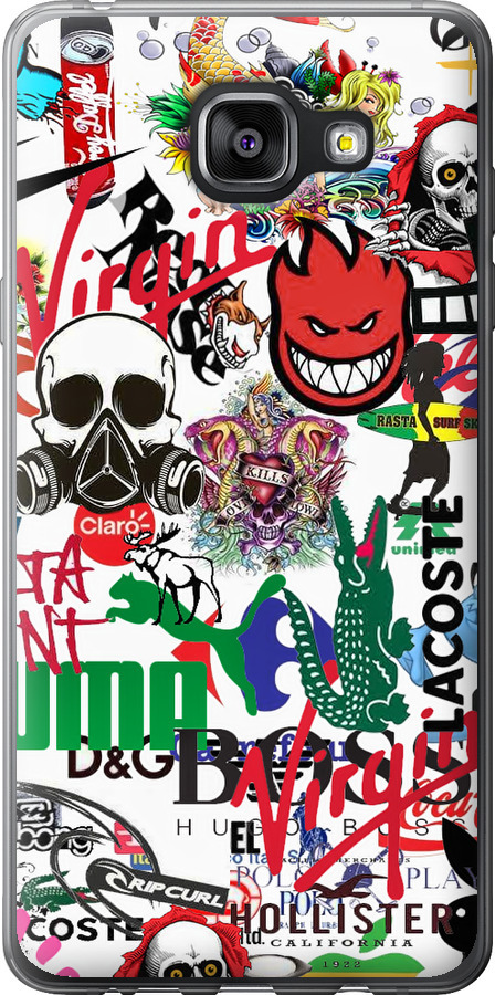 Many different logos