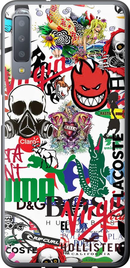 Many different logos