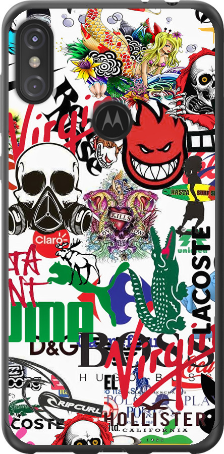 Many different logos