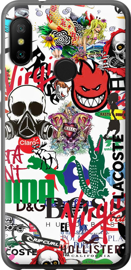 Many different logos