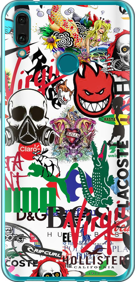 Many different logos