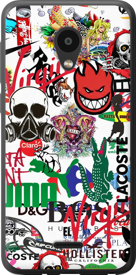 Many different logos