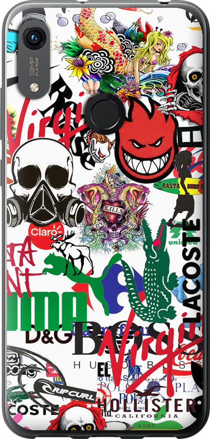 Many different logos