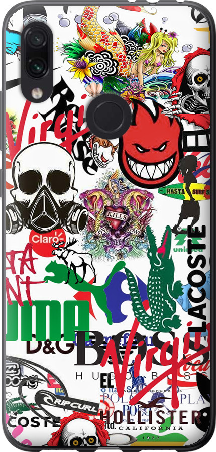 Many different logos