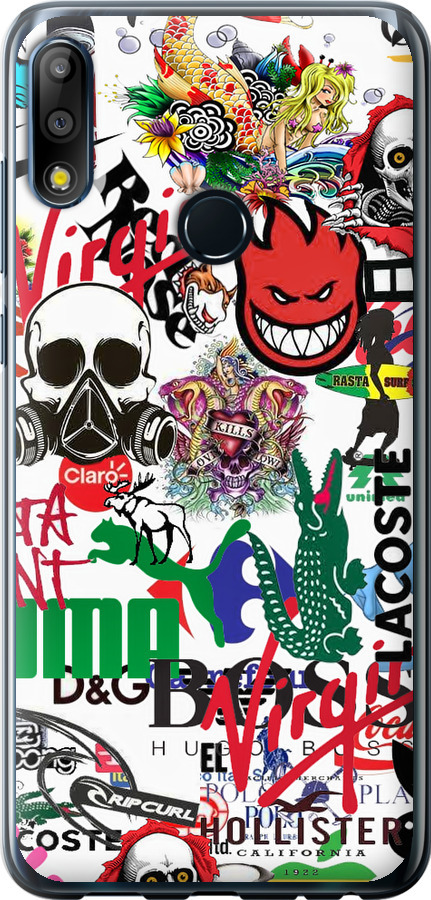 Many different logos