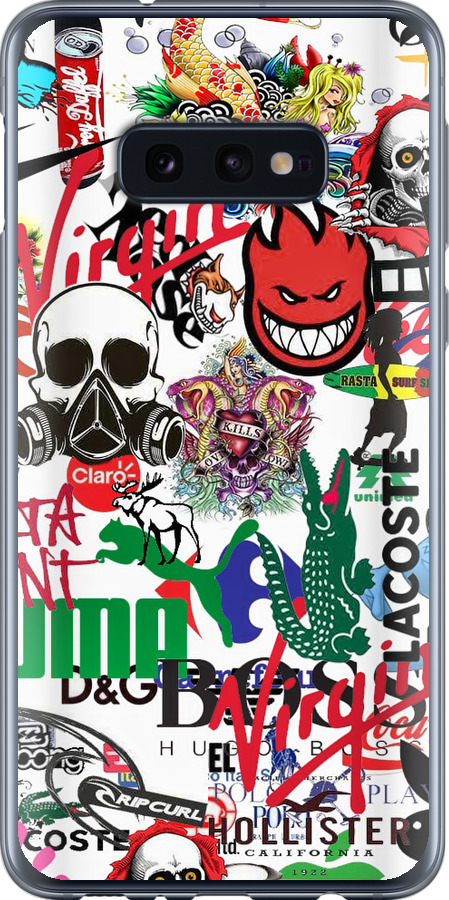 Many different logos