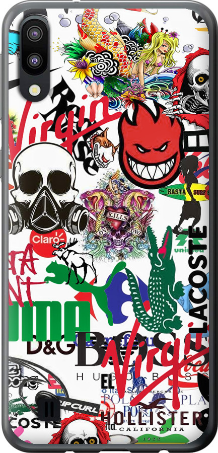 Many different logos