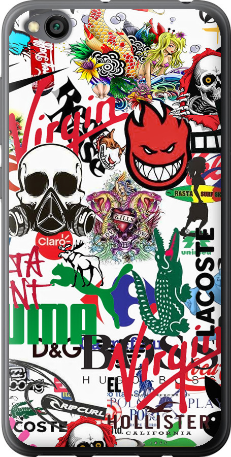 Many different logos