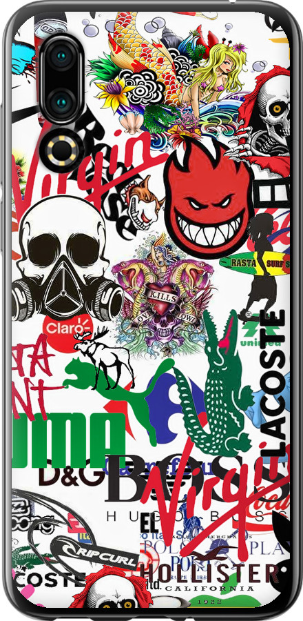 Many different logos