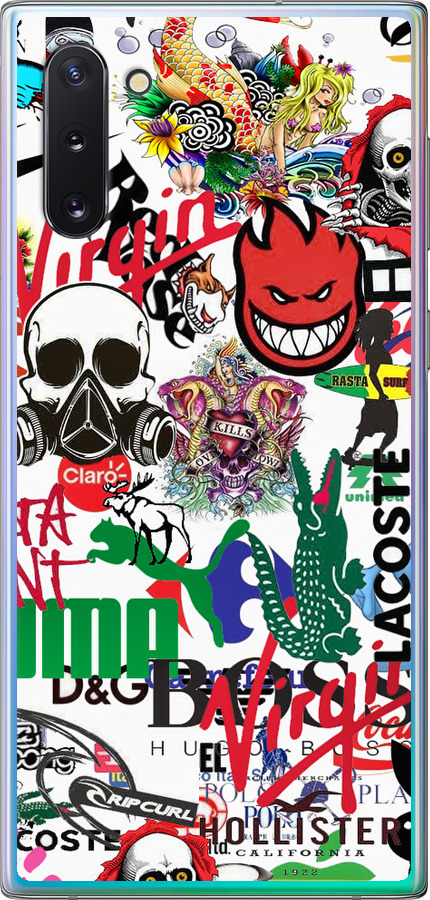 Many different logos