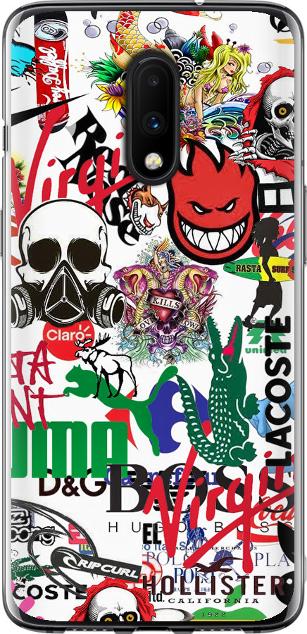 Many different logos