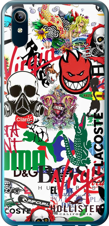 Many different logos