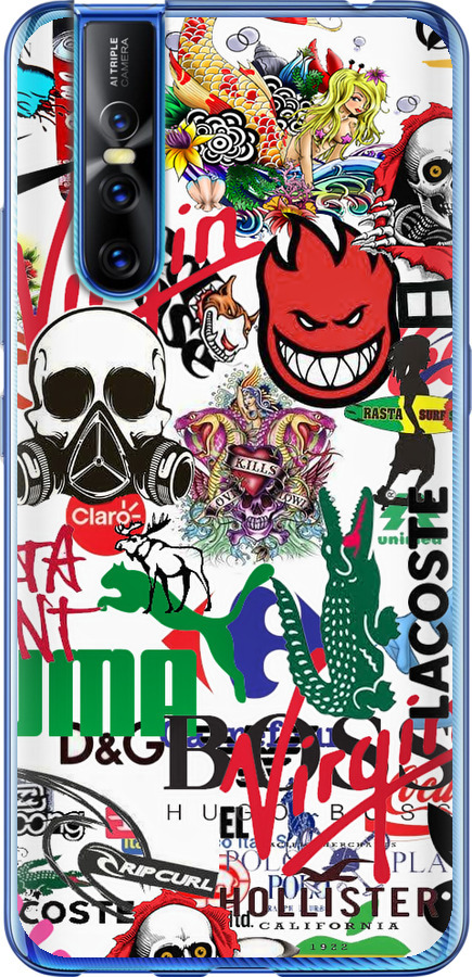 Many different logos