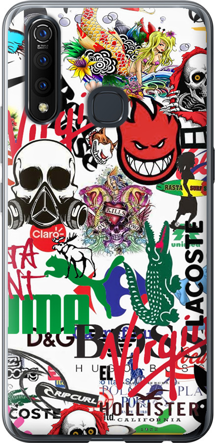 Many different logos