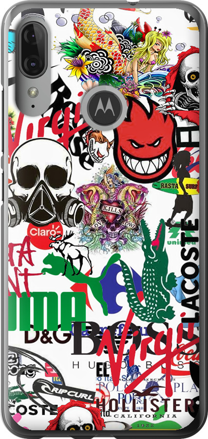 Many different logos