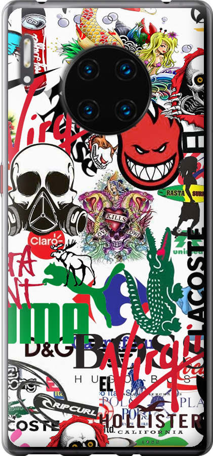 Many different logos