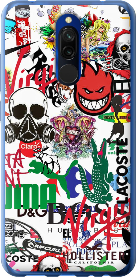Many different logos
