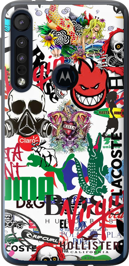 Many different logos