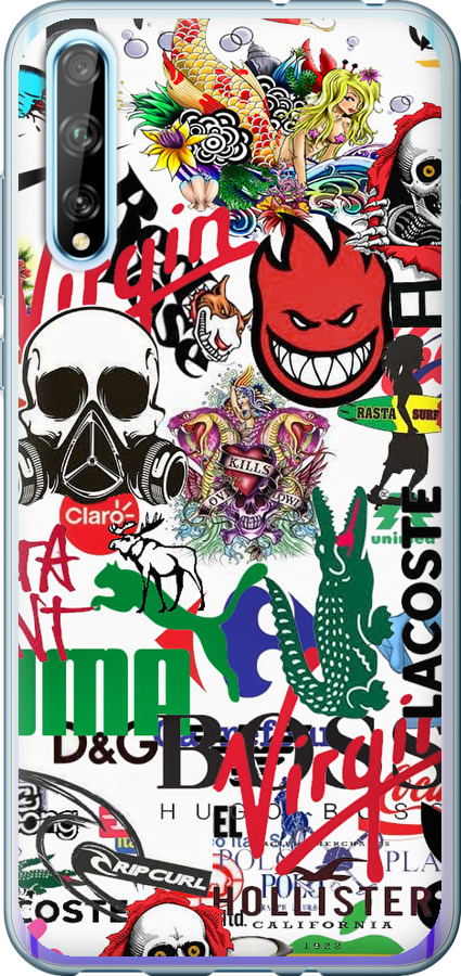 Many different logos