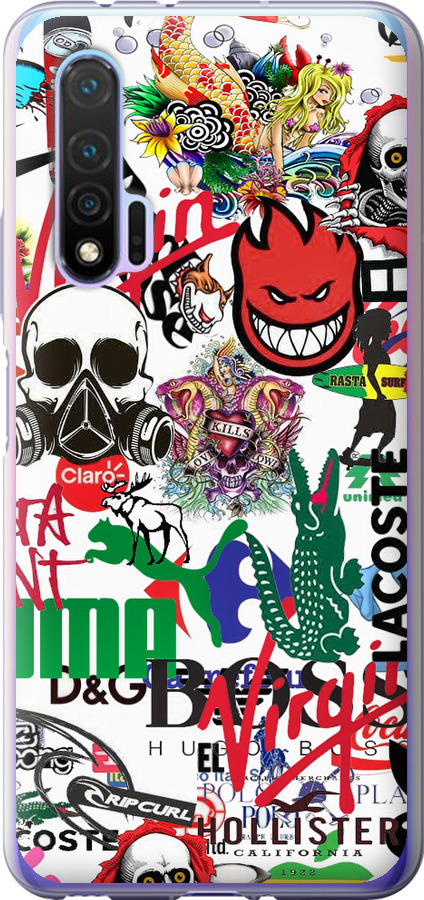 Many different logos