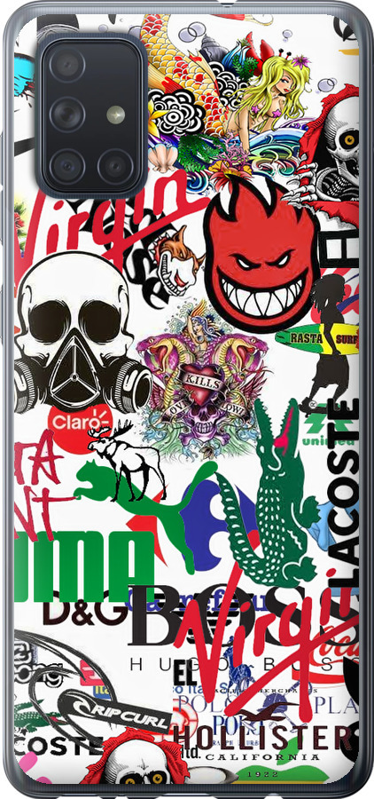 Many different logos