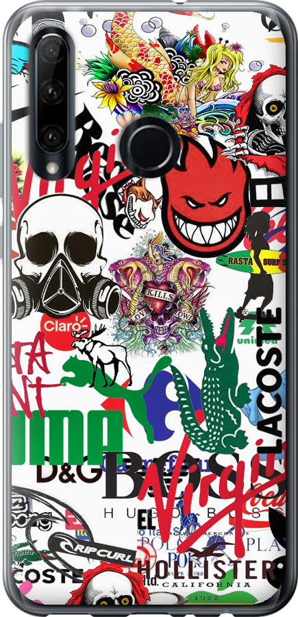 Many different logos