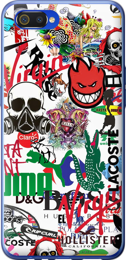 Many different logos