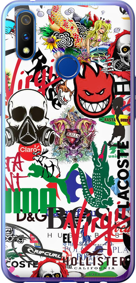 Many different logos