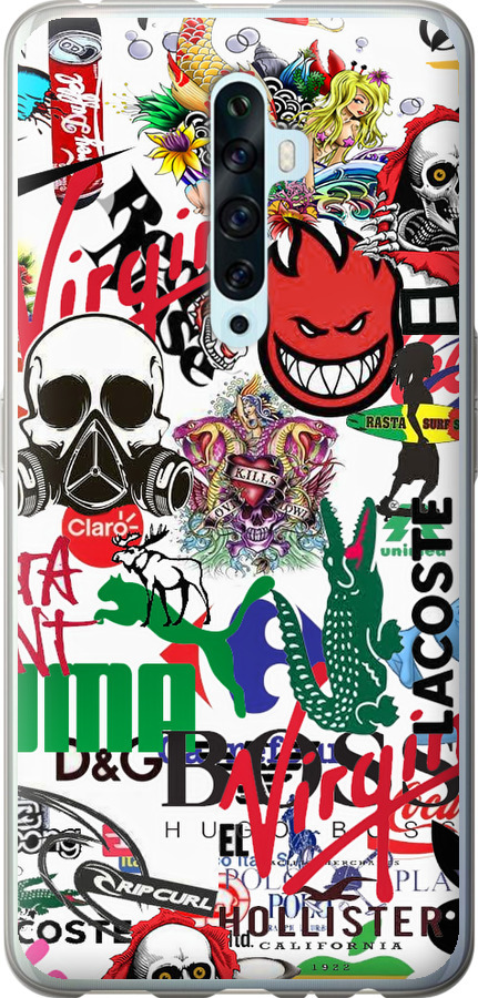Many different logos