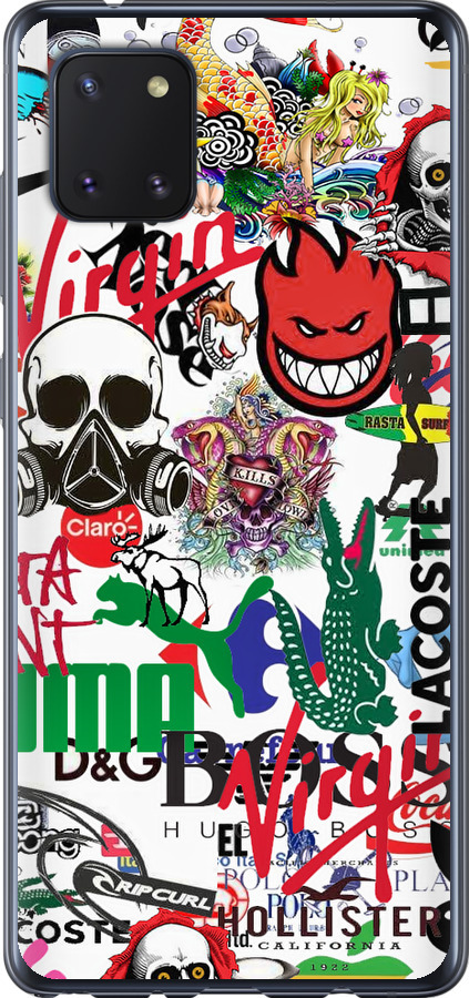 Many different logos
