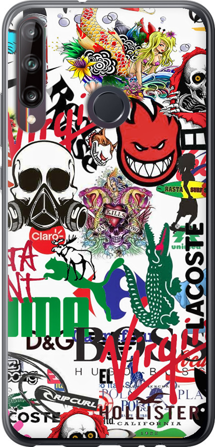 Many different logos