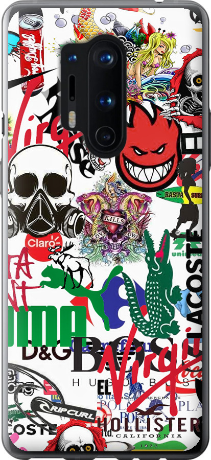 Many different logos