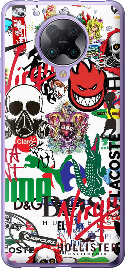 Many different logos